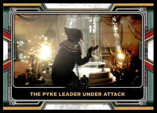 The Pyke Leader Under Attack 2022 Topps Star Wars Book of Bobba Fett Base Front of Card