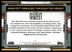 Boba Fett Dragged Through the Desert 2022 Topps Star Wars Book of Bobba Fett Blue Back of Card