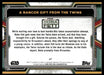 A Rancor Gift from the Twins 2022 Topps Star Wars Book of Bobba Fett Blue Back of Card