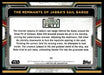The Remnants of Jabba's Sail Barge 2022 Topps Star Wars Book of Bobba Fett Blue Back of Card