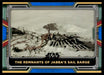 The Remnants of Jabba's Sail Barge 2022 Topps Star Wars Book of Bobba Fett Blue Front of Card