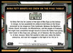 Boba Fett Briefs His Crew on the Pyke Threat 2022 Topps Star Wars Book of Bobba Fett Blue Back of Card