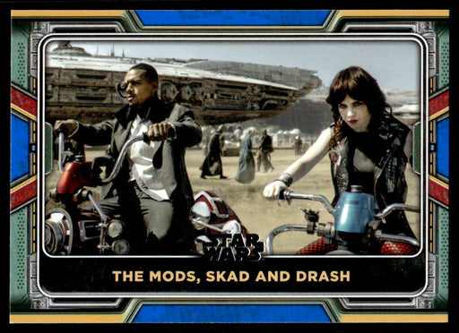 The Mods, Skad and Drash 2022 Topps Star Wars Book of Bobba Fett Blue Front of Card