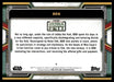 8D8 2022 Topps Star Wars Book of Bobba Fett Purple Back of Card