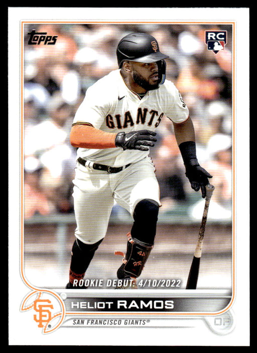 Heliot Ramos 2022 Topps Update Base Front of Card