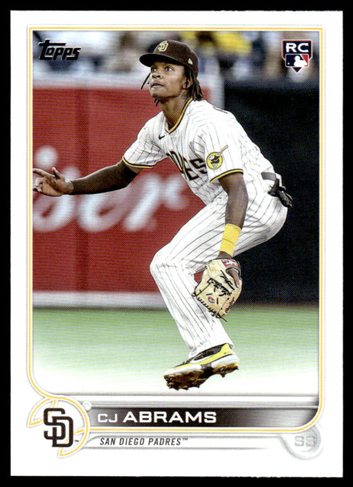 CJ Abrams 2022 Topps Update Base Front of Card