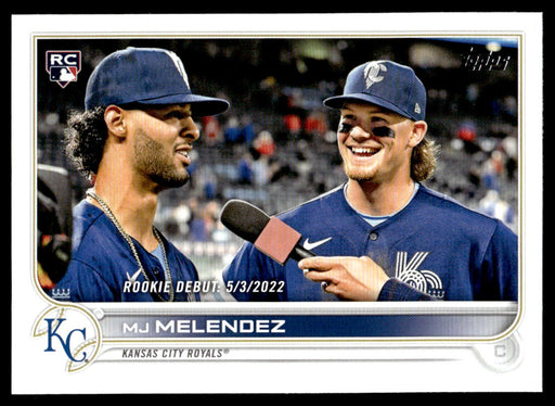 MJ Melendez 2022 Topps Update Base Front of Card