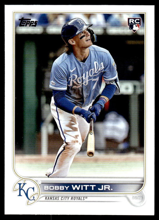 Bobby Witt Jr. 2022 Topps Update Base Front of Card