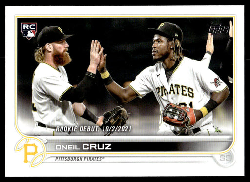 Oneil Cruz 2022 Topps Update Base Front of Card