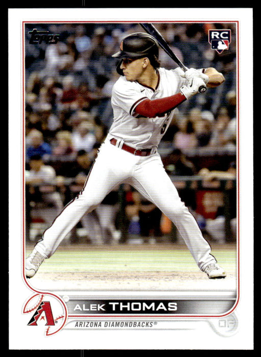 Alek Thomas 2022 Topps Update Base Front of Card