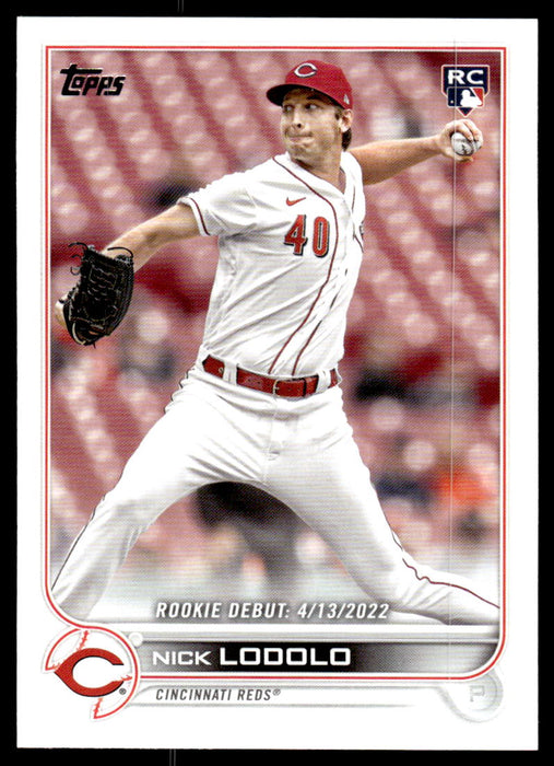 Nick Lodolo 2022 Topps Update Base Front of Card