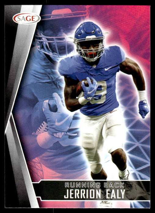 Jerrion Ealy 2022 Sage Low Series Base Front of Card