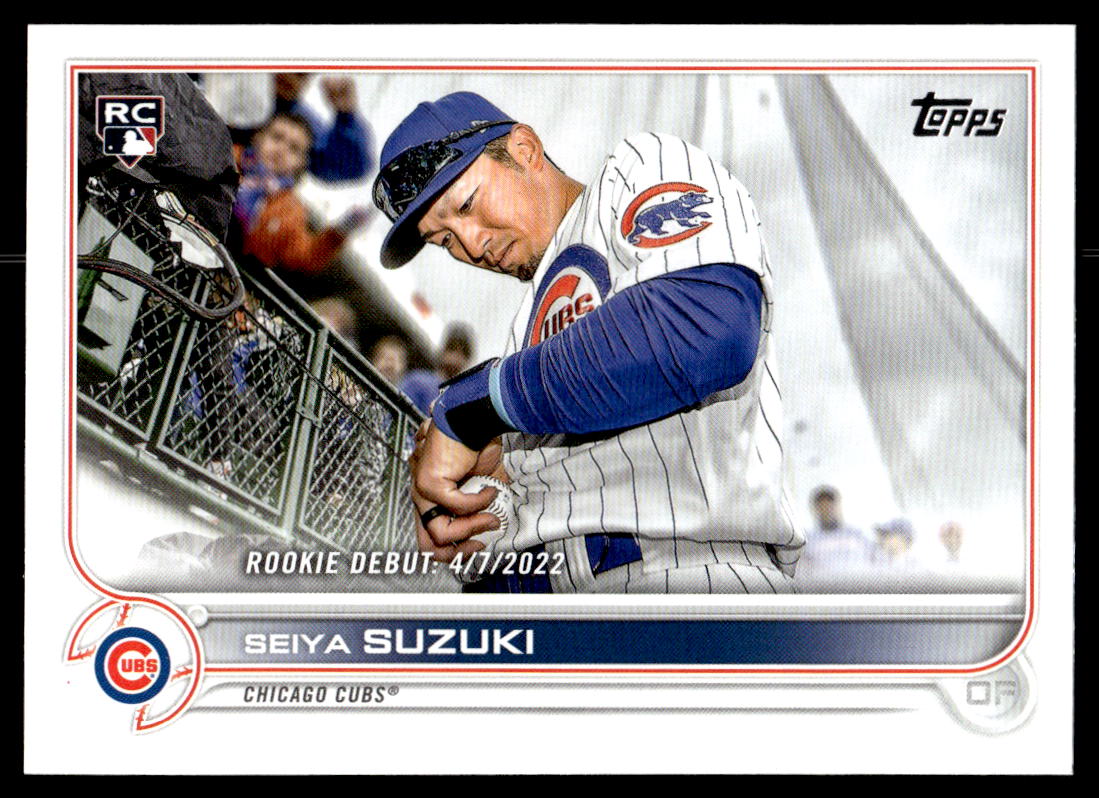  2022 Topps # 250 Seiya Suzuki Chicago Cubs (Baseball