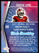 Raheem Layne 2022 Sage Low Series Base Back of Card