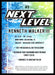 Kenneth Walker III 2022 Sage Low Series Next Level Back of Card