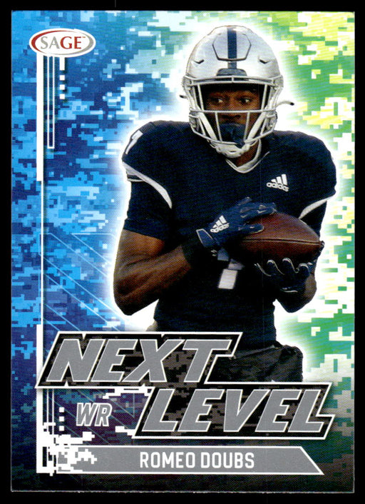 Romeo Doubs 2022 Sage Low Series Next Level Front of Card