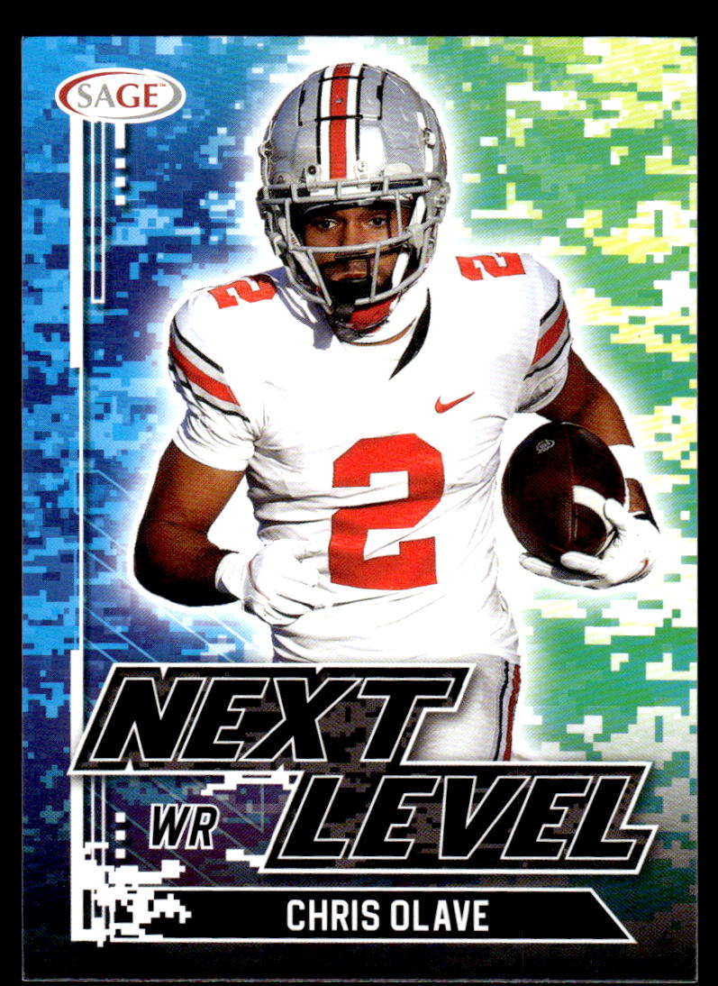 : 2022 Sage Low Series #69 Chris Olave Next Level Ohio State  Buckeyes RC Rookie Football Trading Card : Collectibles & Fine Art