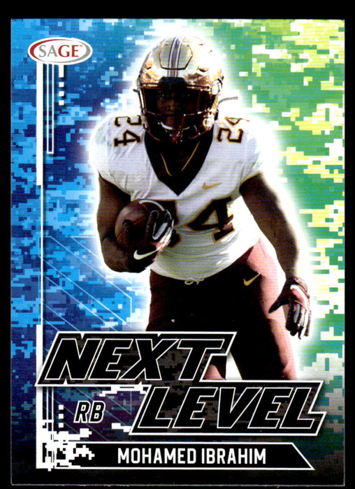 Mohamed Ibrahim 2022 Sage Low Series Next Level Front of Card