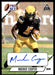 Mookie Cooper 2021 Leaf Pro Set College Football Auto White Front of Card