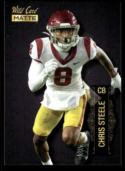 Chris Steele 2022 Wild Card Matte Base Front of Card