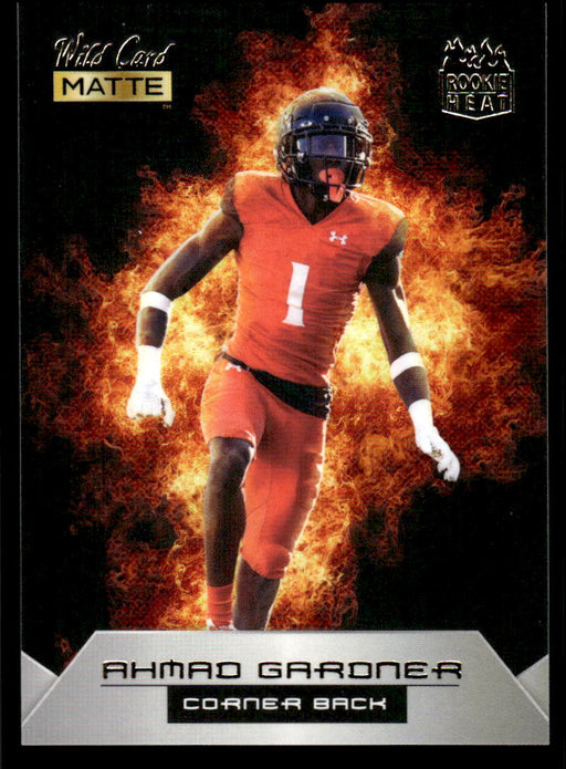 Ahmad Gardner 2022 Wild Card Matte Rookie Heat Front of Card