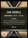 Sam Howell 2022 Wild Card Matte X-Plode Back of Card