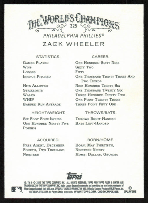 Back of Card