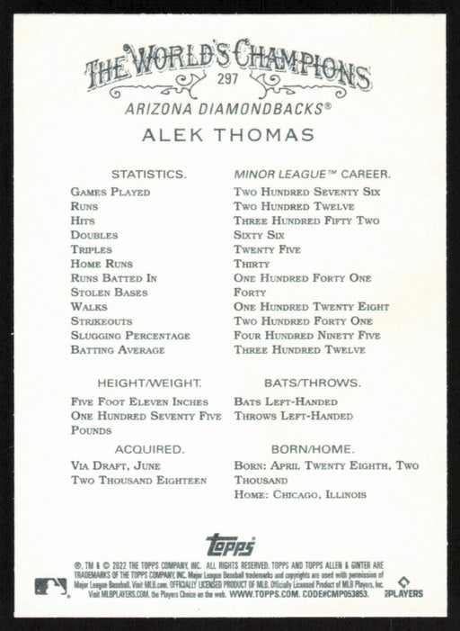 Back of Card