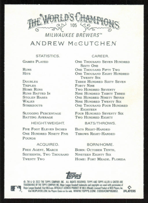 Back of Card
