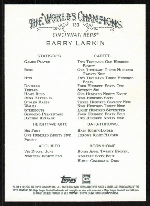 Back of Card