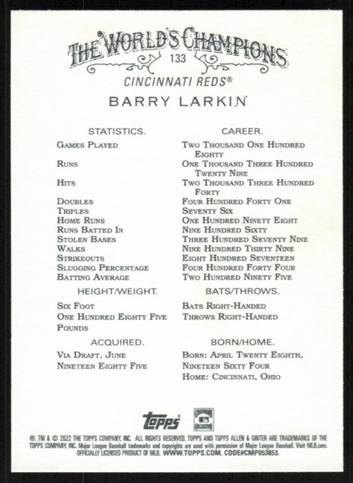 Back of Card
