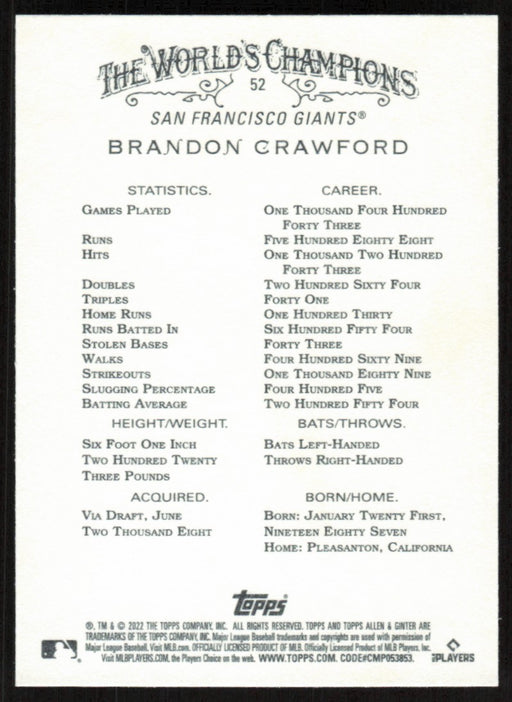 Back of Card