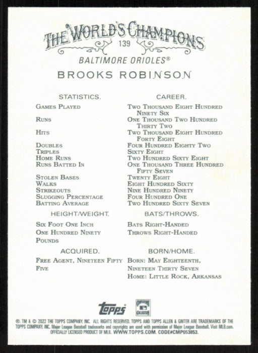 Back of Card