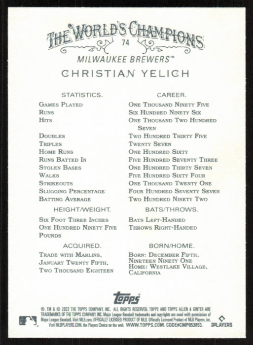 Back of Card
