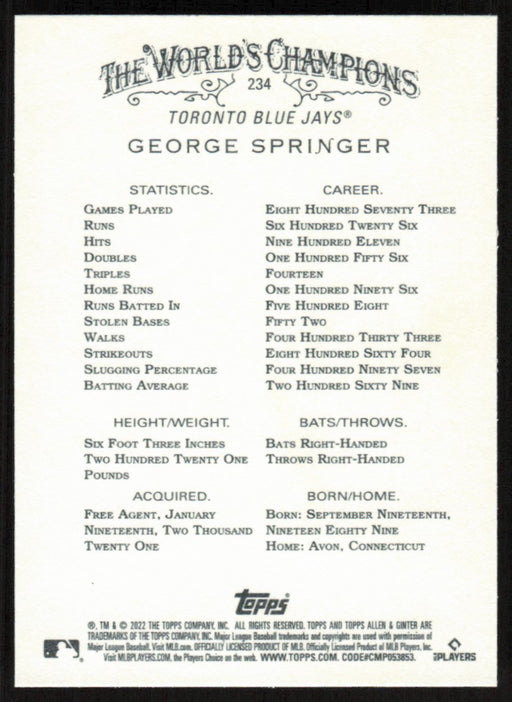 Back of Card