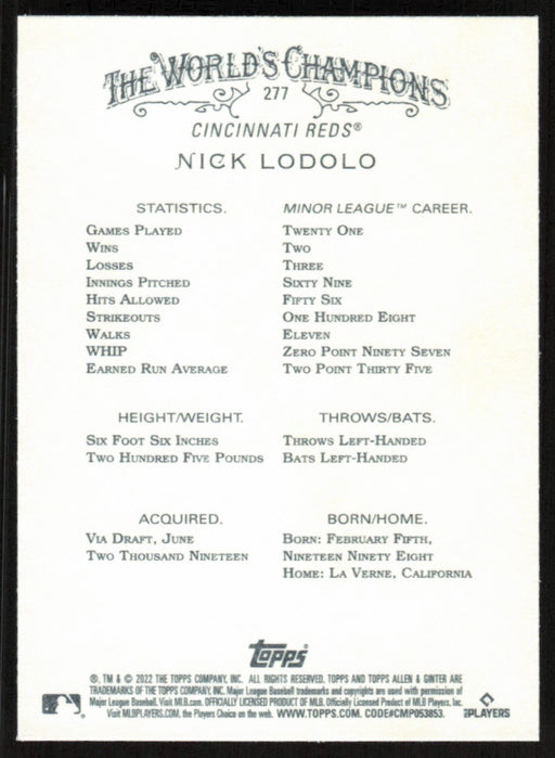 Back of Card