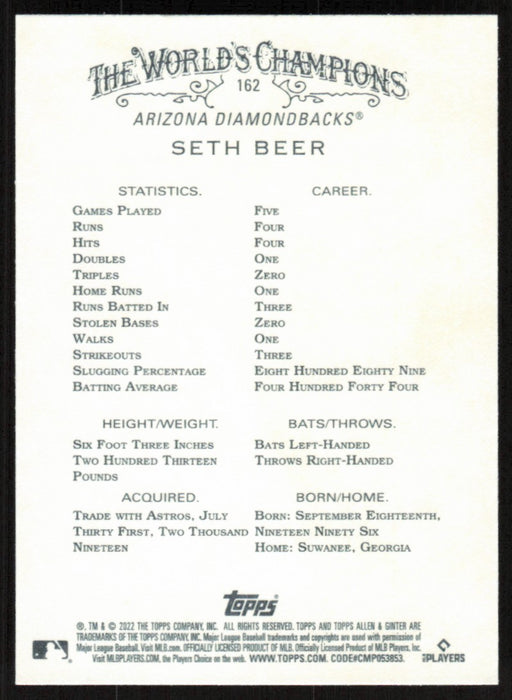 Back of Card