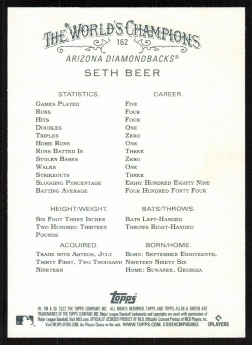 Back of Card