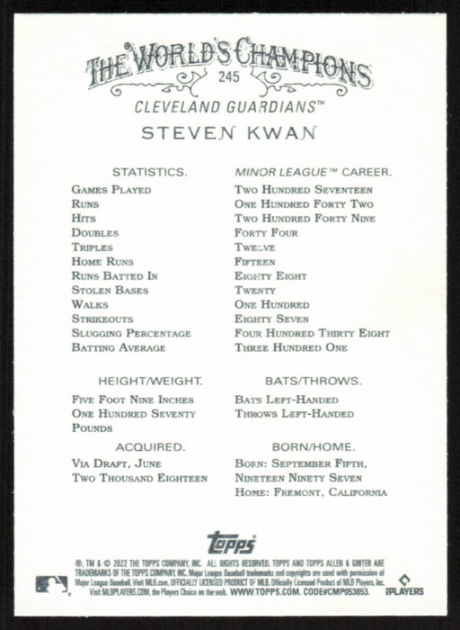 Back of Card