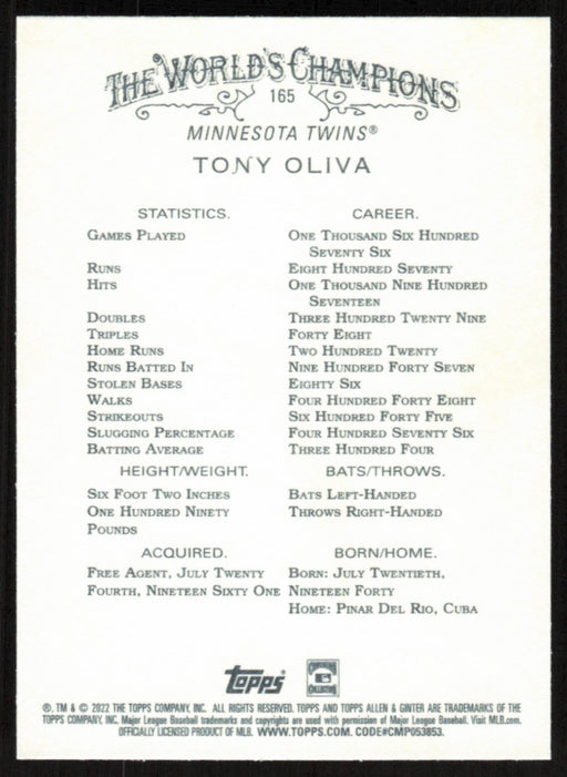 Back of Card