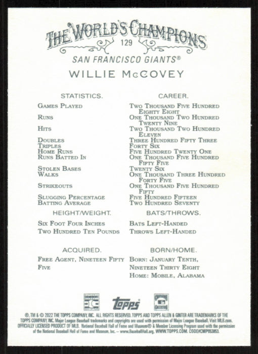 Back of Card