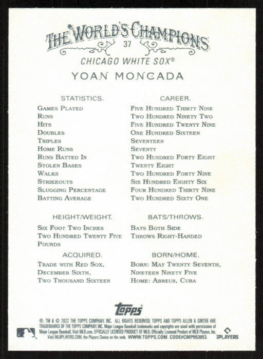 Back of Card