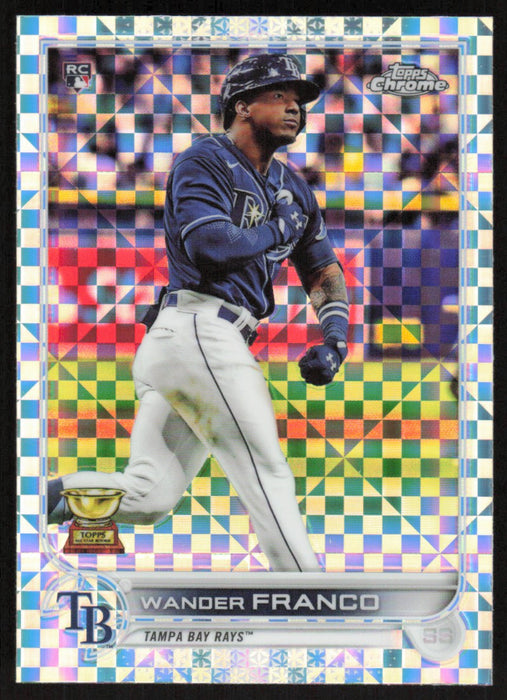 Wander Franco 2022 Topps Chrome Baseball # 35 RC X-Fractor Tampa