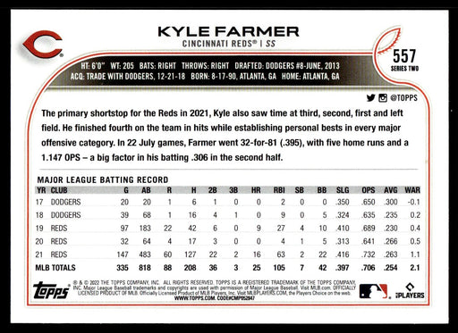 Back of Card