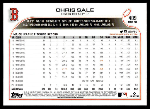 Back of Card