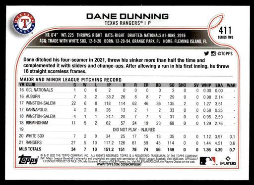 Back of Card
