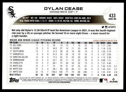 Back of Card