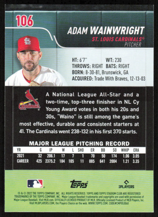 Back of Card