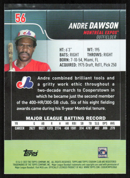 Cooperstown Collection Montreal Expos ANDRE DAWSON Throwback