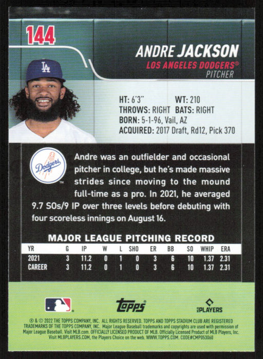 Back of Card